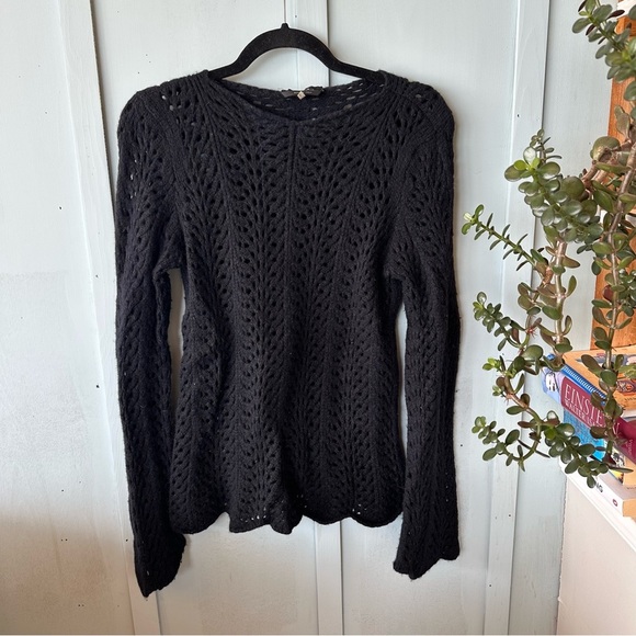 MaxMara Black Crochet Sweater - Picture 3 of 7